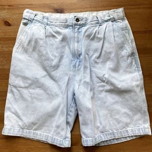 BUGLE BOY MEN Lightwashed Jean Denim Cotton Shorts